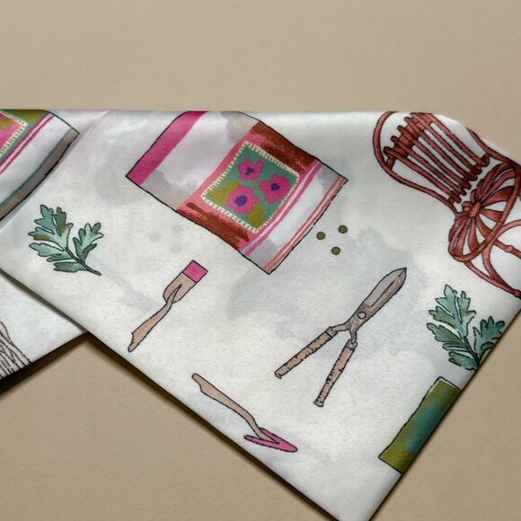 Floral Garden Print Scarf G26 - Picture 4 of 4